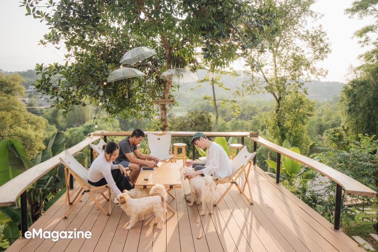 Micasa - Nha Gac Mai Tren Dinh Doi Villa Cao Bang Exterior photo